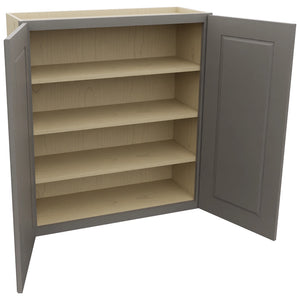 Fabuwood Fusion Stone W3336 Wall Standard Cabinet, Open View