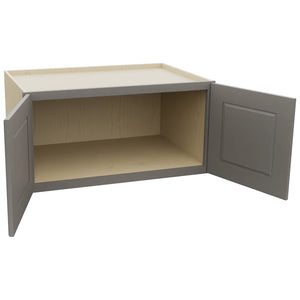 Fabuwood Fusion Stone W361824 Wall Deep Cabinet, Open View