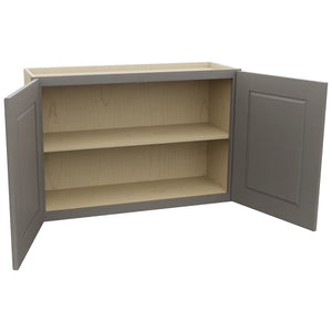 Fabuwood Fusion Stone W3624 Wall Standard Cabinet, Open View