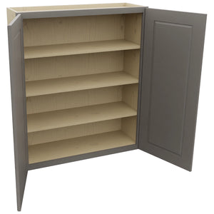 Fabuwood Fusion Stone W3642 Wall Standard Cabinet, Open View
