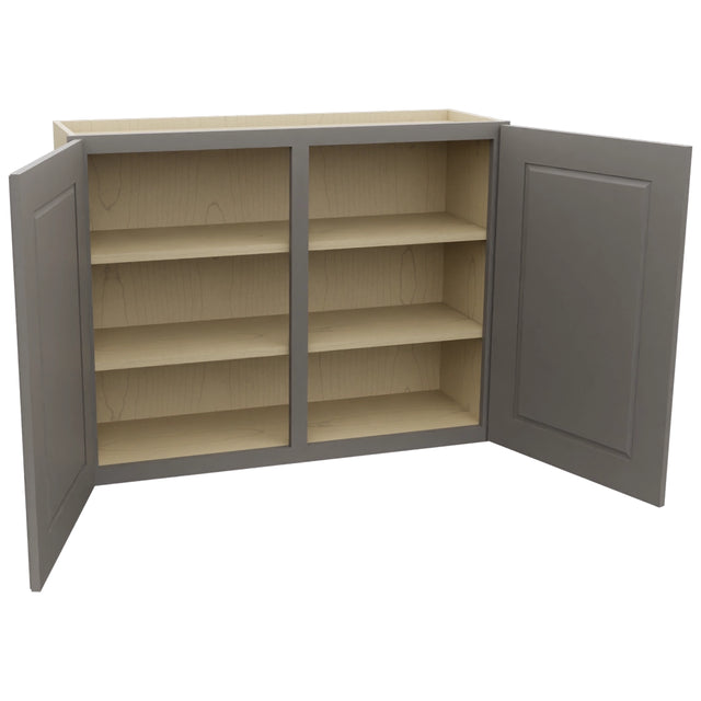 Fabuwood Fusion Stone W3930 Wall Standard Cabinet, Open View