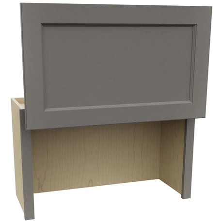 Fabuwood Fusion Stone WAC3018 Wall Appliance Cabinet, Open View