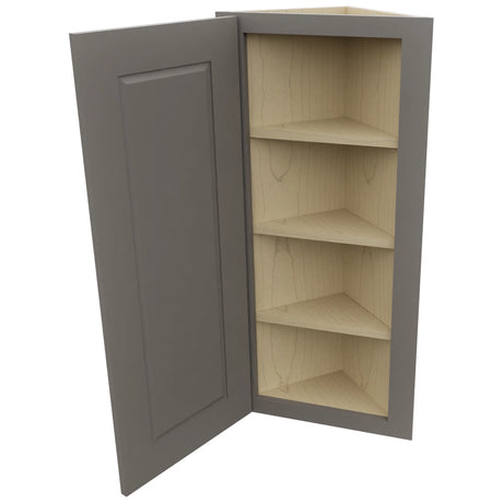 Fabuwood Fusion Stone WAE1236 Wall Angle End Cabinet, Open View
