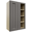 Fabuwood Fusion Stone WBC2436 Wall Corner Blind Cabinet, Front View