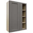 Fabuwood Fusion Stone WBC3042 Wall Corner Blind Cabinet, Front View