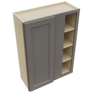 Fabuwood Fusion Stone WBC3042 Wall Corner Blind Cabinet, Top View