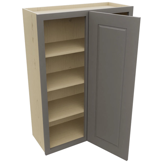 Fabuwood Fusion Stone WBC3042 Wall Corner Blind Cabinet, Open View