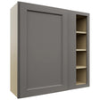 Fabuwood Fusion Stone WBC3636 Wall Corner Blind Cabinet, Front View