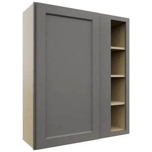 Fabuwood Fusion Stone WBC3642 Wall Corner Blind Cabinet, Front View