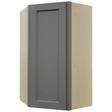 Fabuwood Fusion Stone WDC2442 Wall Corner Diagonal Cabinet, Front View