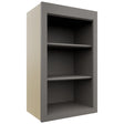 Fabuwood Fusion Stone WOS1830 Wall Open Shelf, Front View