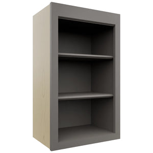 Fabuwood Fusion Stone WOS1830 Wall Open Shelf, Front View