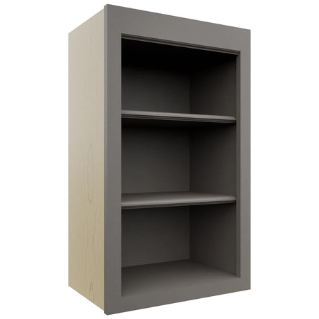 Fabuwood Fusion Stone WOS1830 Wall Open Shelf, Front View