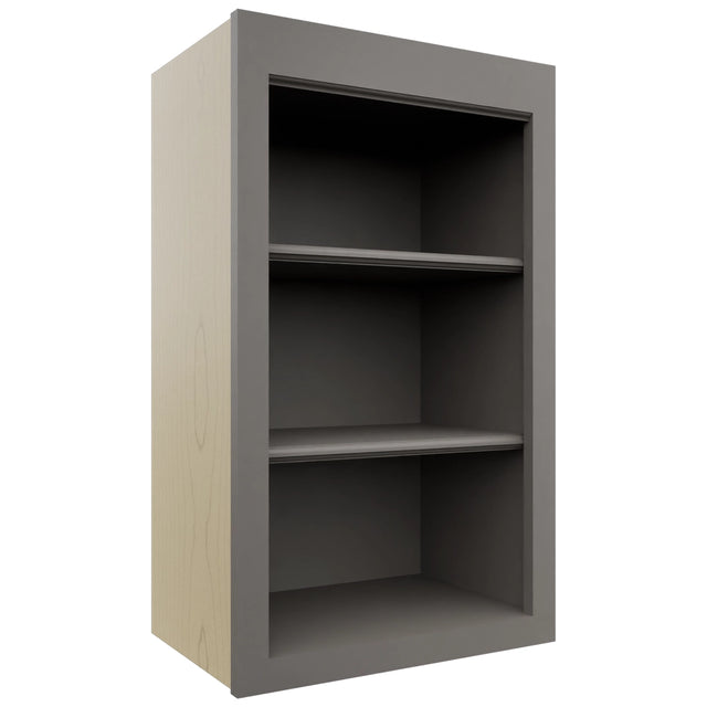 Fabuwood Fusion Stone WOS1830 Wall Open Shelf, Front View