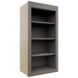 Fabuwood Fusion Stone WOS1836 Wall Open Shelf, Front View