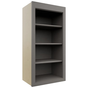 Fabuwood Fusion Stone WOS1836 Wall Open Shelf, Front View