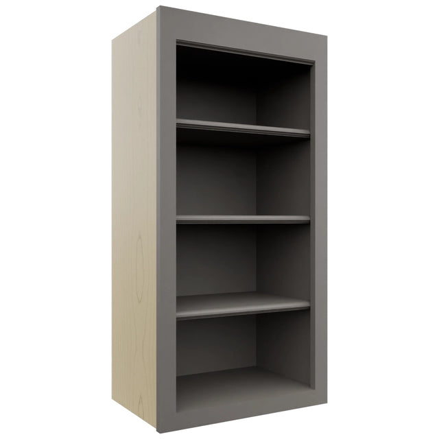 Fabuwood Fusion Stone WOS1836 Wall Open Shelf, Front View