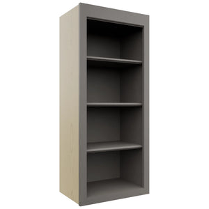 Fabuwood Fusion Stone WOS1842 Wall Open Shelf, Front View