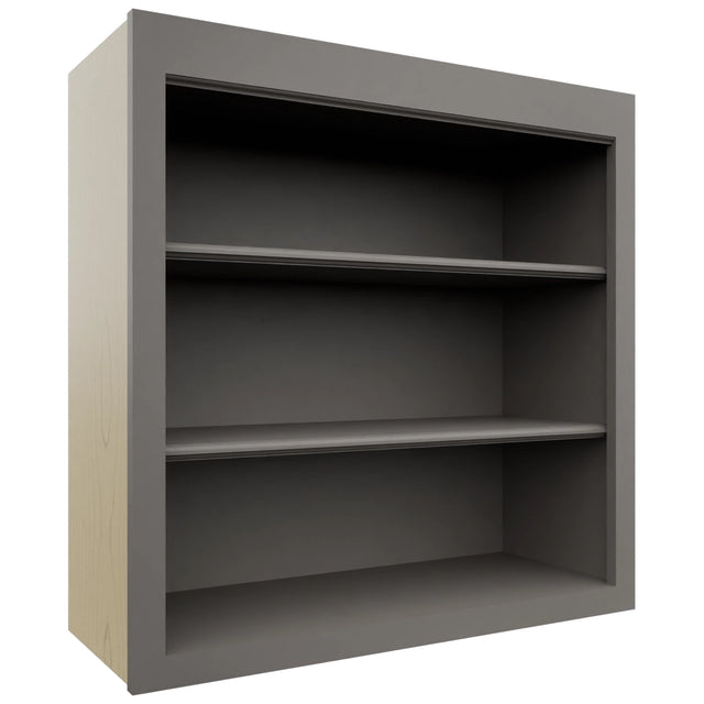 Fabuwood Fusion Stone WOS3030 Wall Open Shelf, Front View