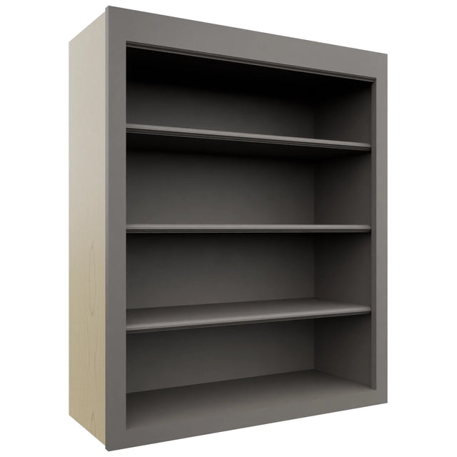 Fabuwood Fusion Stone WOS3036 Wall Open Shelf, Front View
