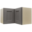 Fabuwood Fusion Stone WPC2415 Wall Corner Pie Cabinet, Front View