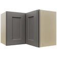 Fabuwood Fusion Stone WPC2418 Wall Corner Pie Cabinet, Front View