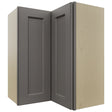 Fabuwood Fusion Stone WPC2430 Wall Corner Pie Cabinet, Front View