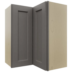 Fabuwood Fusion Stone WPC2430 Wall Corner Pie Cabinet, Front View