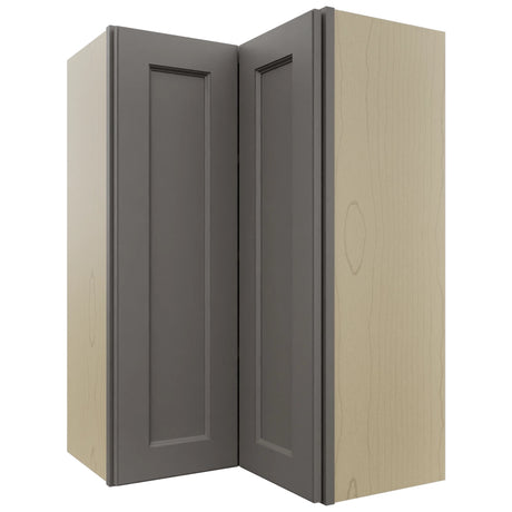 Fabuwood Fusion Stone WPC2436 Wall Corner Pie Cabinet, Front View