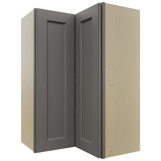 Fabuwood Fusion Stone WPC2436 Wall Corner Pie Cabinet, Front View