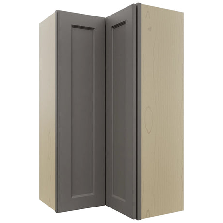 Fabuwood Fusion Stone WPC2442 Wall Corner Pie Cabinet, Front View