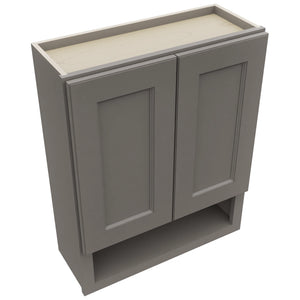 Fabuwood Fusion Stone WVS2430 Vanity Wall Storage, Top View