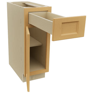 Fabuwood Fusion Timber B12 Base Standard Cabinet, Open View