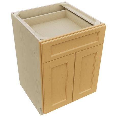 Fabuwood Fusion Timber B24 Base Standard Cabinet, Top View