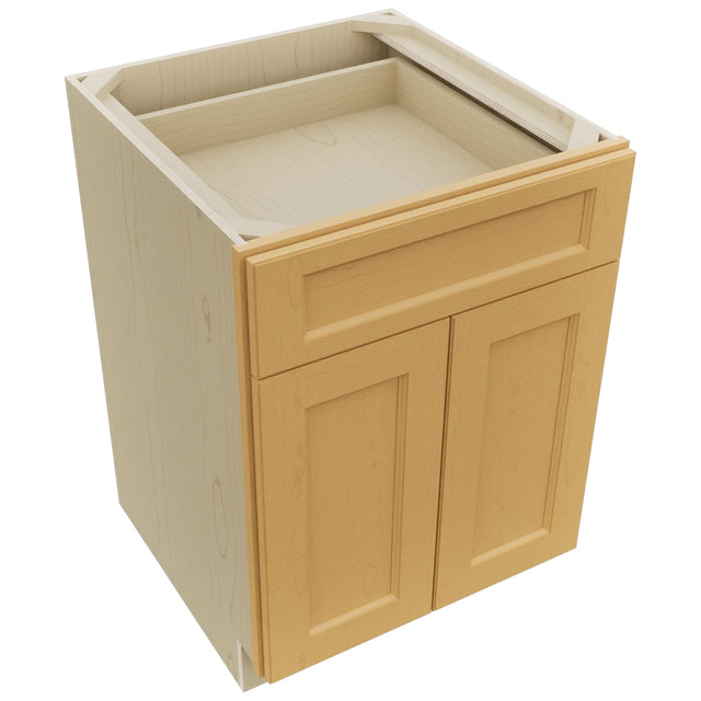 Fabuwood Fusion Timber B24 Base Standard Cabinet, Top View