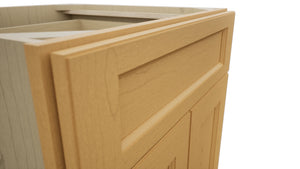 Fabuwood Fusion Timber B24 Base Standard Cabinet, Detail View