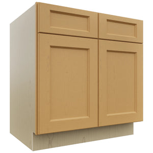 Fabuwood Fusion Timber B33 Base Standard Cabinet, Front View