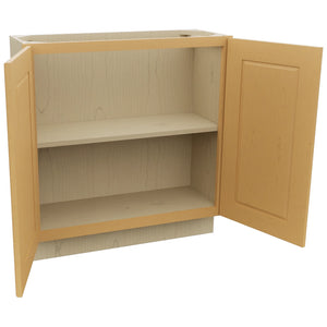 Fabuwood Fusion Timber B33FD-12D Base Full Door Cabinet, Open View