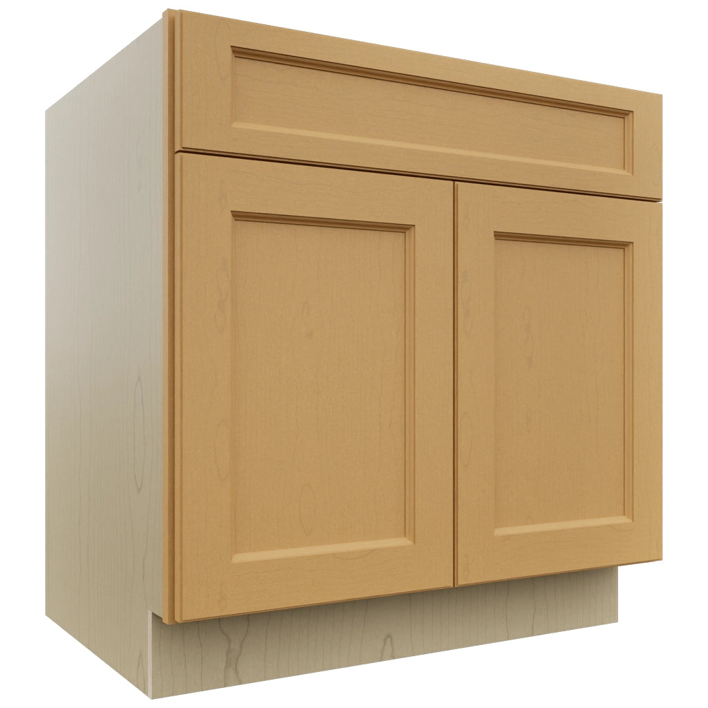 Fabuwood Fusion Timber B33SDF Base Standard Cabinet, Front View