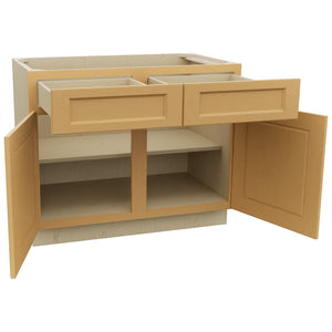 Fabuwood Fusion Timber B42 Base Standard Cabinet, Open View