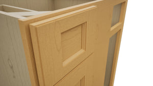 Fabuwood Fusion Timber BLB36/39 Base Corner Blind Cabinet, Detail View