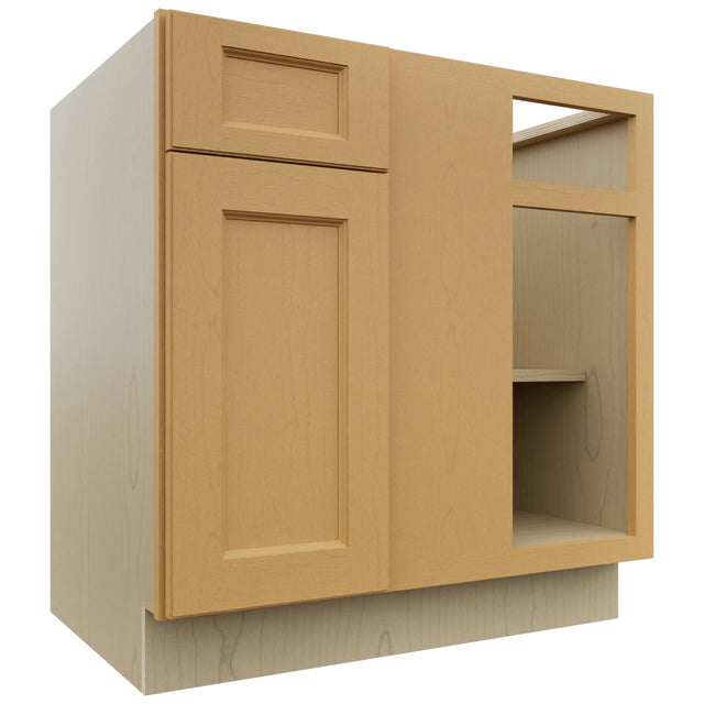Fabuwood Fusion Timber BLB39/42 Base Corner Blind Cabinet, Front View