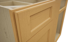 Fabuwood Fusion Timber BLB42/45 Base Corner Blind Cabinet, Detail View