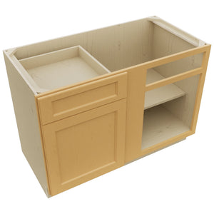 Fabuwood Fusion Timber BLB48/51 Base Corner Blind Cabinet, Top View