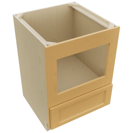 Fabuwood Fusion Timber BMC24 Base Microwave Cabinet, Top View