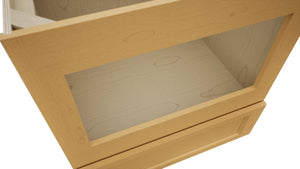 Fabuwood Fusion Timber BMC30 Base Microwave Cabinet, Detail View
