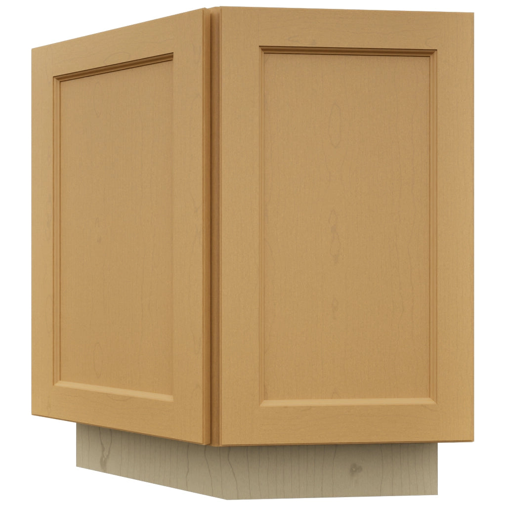 Fabuwood Fusion Timber BRA24 Base Return Angle Cabinet, Front View