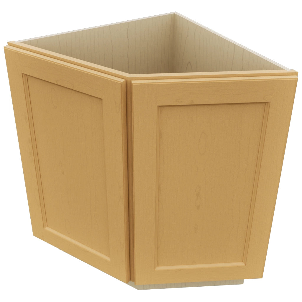 Fabuwood Fusion Timber BRA24 Base Return Angle Cabinet, Top View