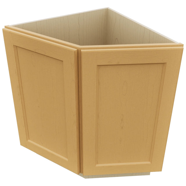 Fabuwood Fusion Timber BRA24 Base Return Angle Cabinet, Top View