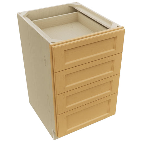 Fabuwood Fusion Timber DB21-4 Base 4 Drawers Cabinet, Top View